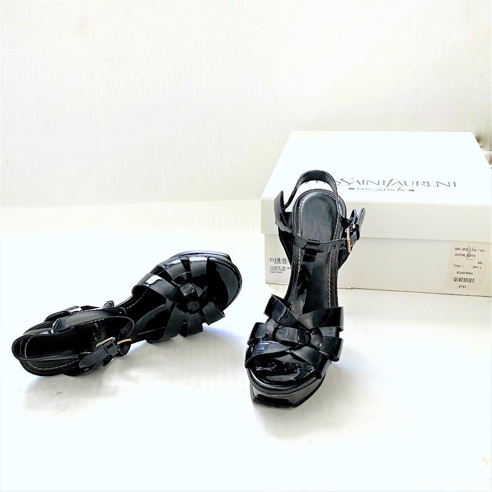 Yves Saint Laurent Black Heels
